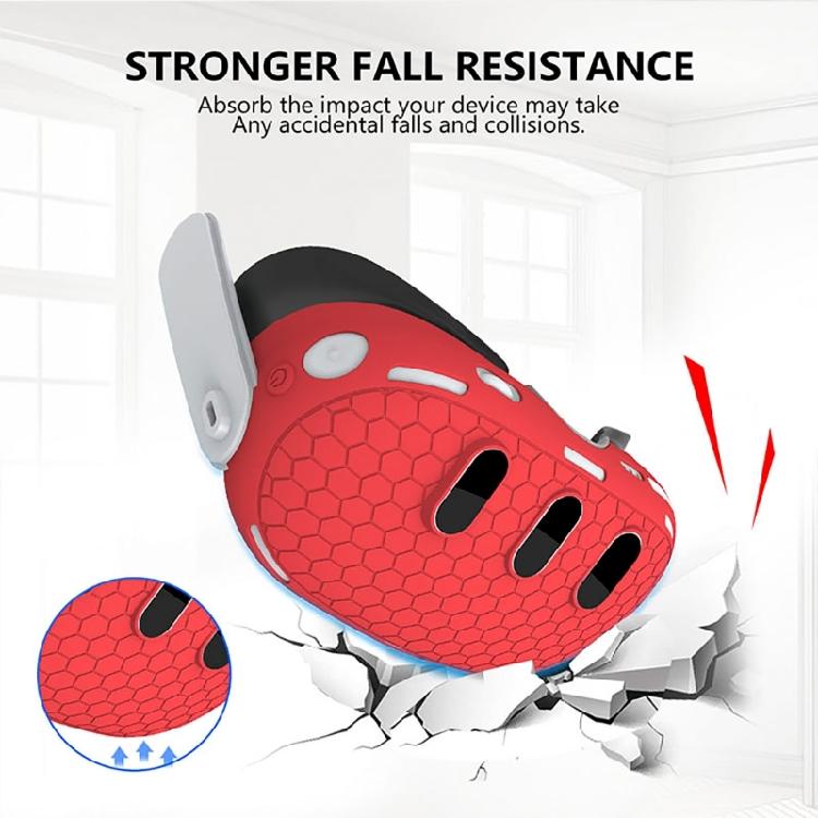 VR Headset Case for VR Silicone Protector Anti-Scratches Controller Grip