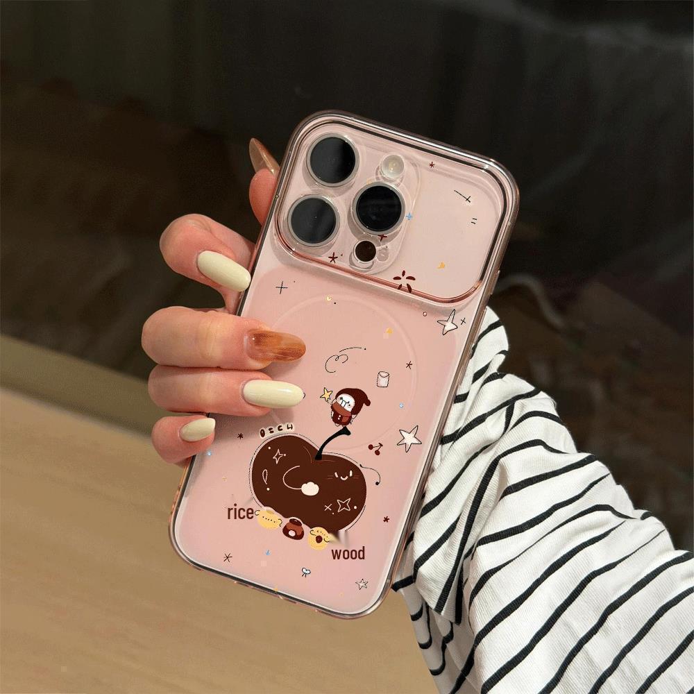 

Wishing Star Magnetic Quick-Change Case for Apple 17/17 Pro, Fits Large Window Display, Compatible with 16/15, Korean Style Apple 16