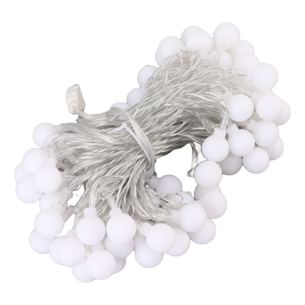 String Lights Warm Ambient Lights LED Fairy String Lights Decoration for Outdoor Camping Tent Canopy Ball 1.8cm Diameter