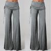 Women's Spring Summer Straight Wide Straight Hollow Wide Leg Pants Office Casual Pants Multicolor Dance Trousers