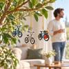Countdown Calendar with 2D Flat Acrylic Hanging Pieces, Holiday Collectible Pendants for Seasonal Home Decor
