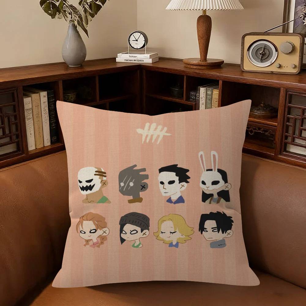 Game D-Dead By D-Daylight Cushion Cover Pillow Cover Decor Pillowcase Printed Cushion Case For Couch