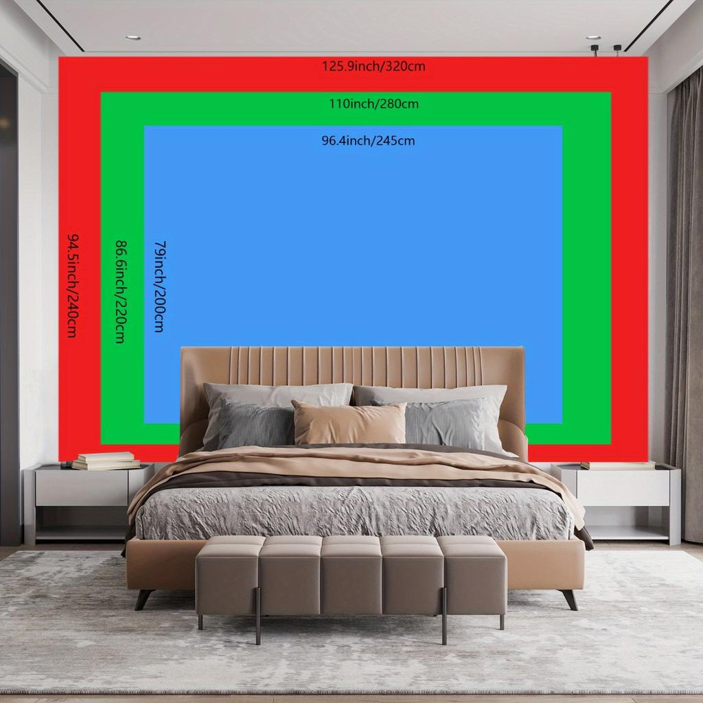 1pc Large Autumn Forest Lake Tapestry Wall Hanging Realistic Fall Foliage Maples Birch Trees with Chequered Sofa Bridge G