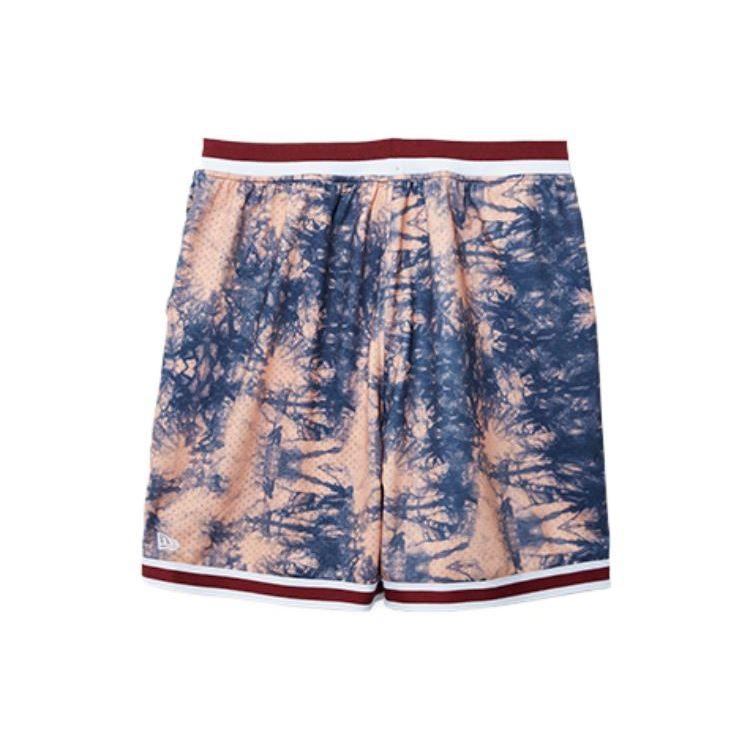 New Era Tie-Dye Athletic Five-Point Basketball Shorts Unisex shorts Brown 13095664