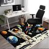 1PC Custom Name Astronaut Space Adventure Theme Floor Mat Ideal for Living Room, Game Rooms, Office, Bedroom,Floor Mat Playful Design
