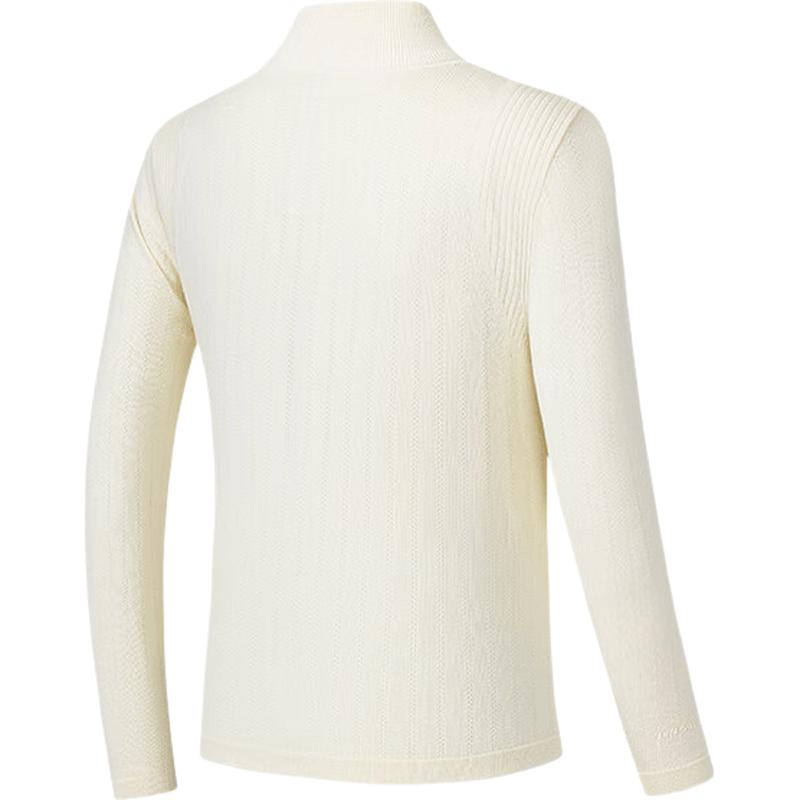 Anta Champion Women s Mock Neck Long Sleeve Knit Top M