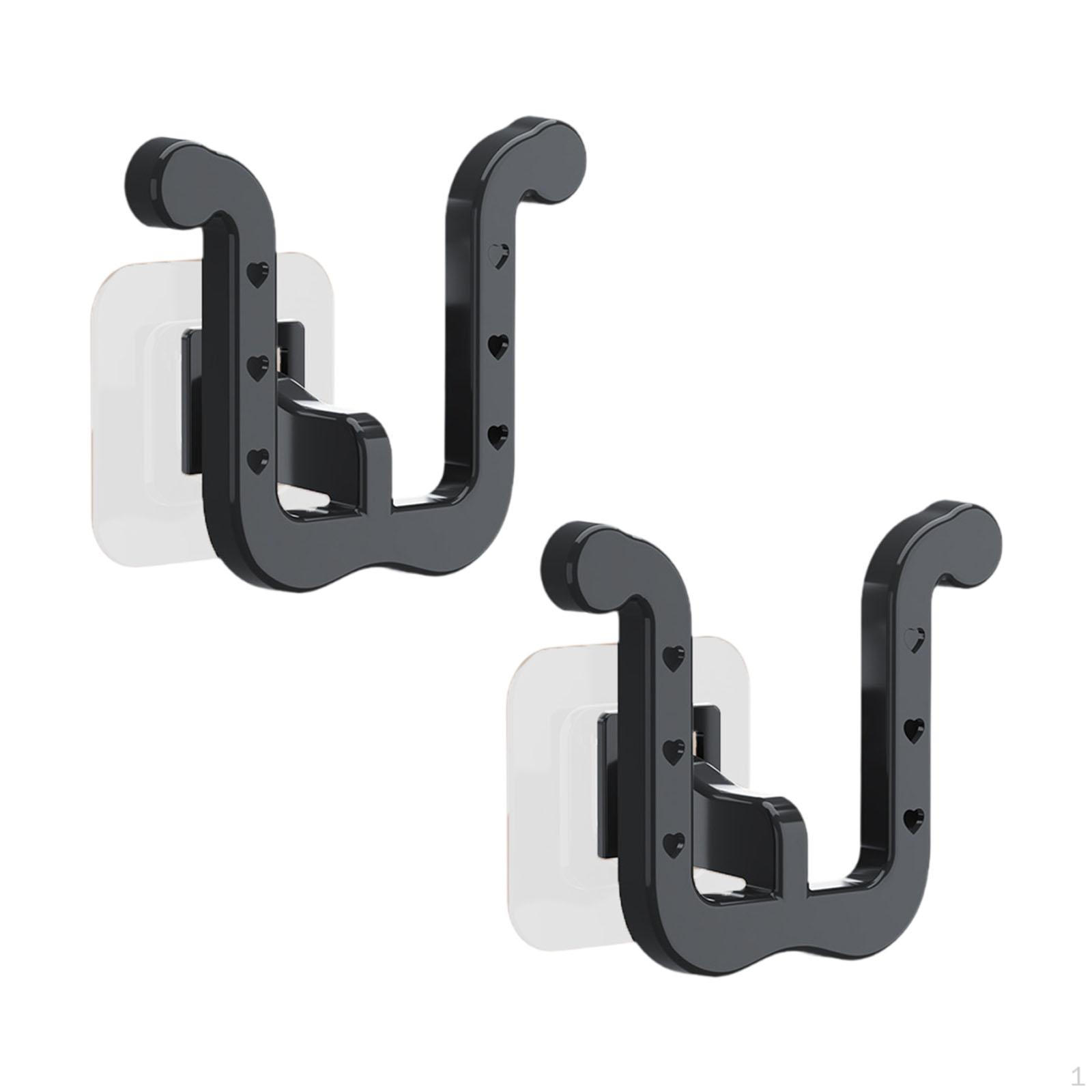 

2 Pack Slipper Storage Rack Wall Mount U-Shaped Easy Assembly Accessories Multi-Purpose Entryway