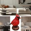Bird Table Lamp Realistic Resin Bird Lights Decor Art Decoration Tabletop Light with Soft Glow for Dormitory Offices Desktop