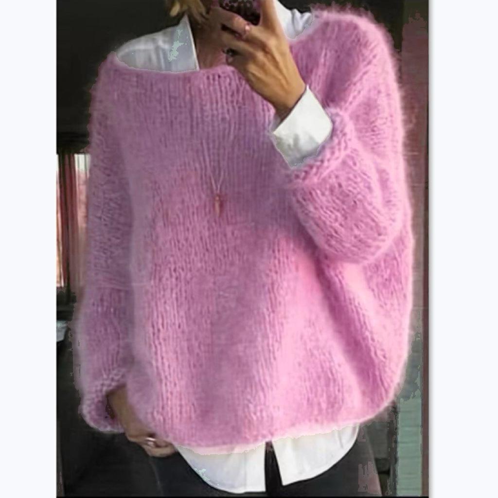 2026 Women's European & American Autumn Winter Knit Sweater - New Style Fashion Casual Top