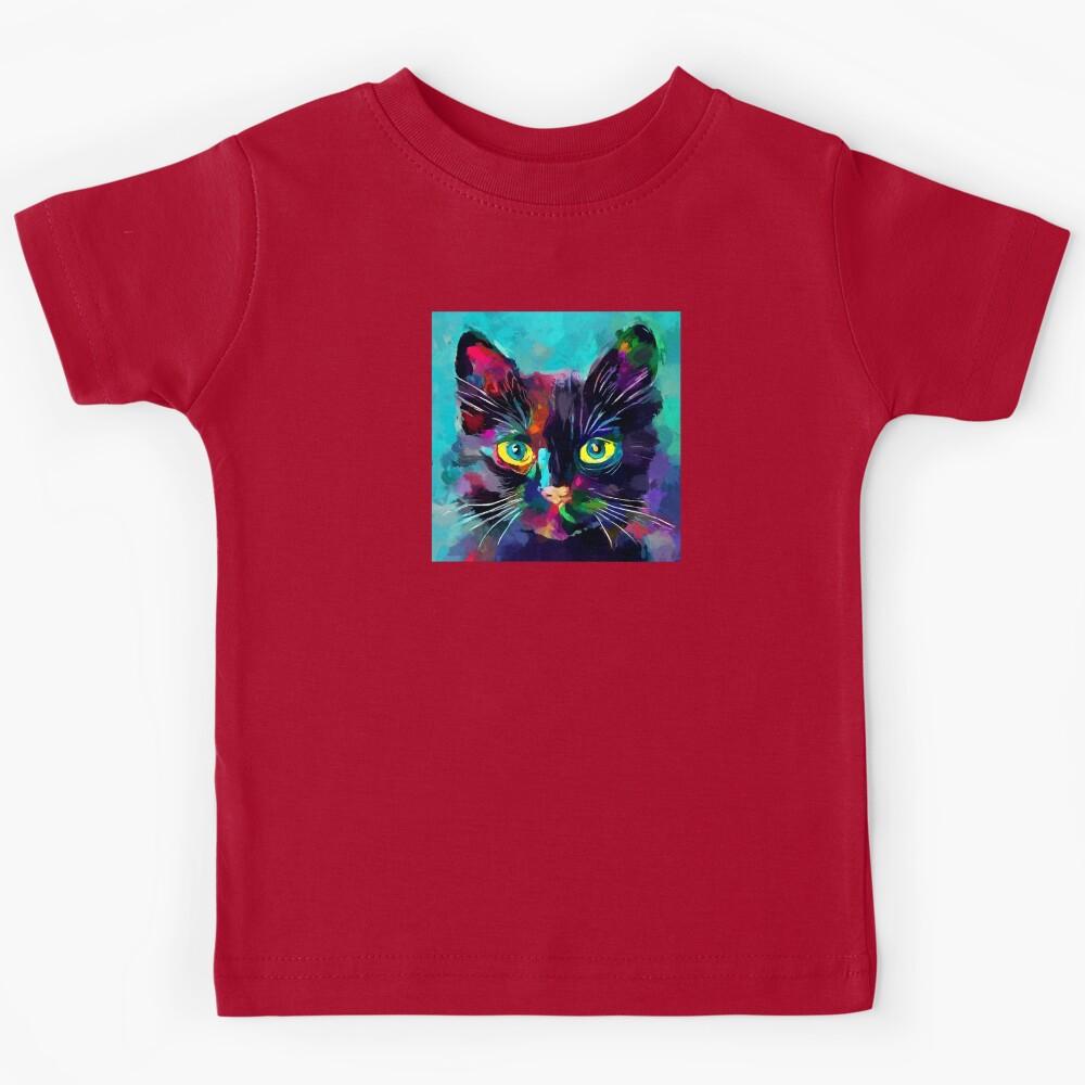 Black Kitten 7 Kids T-Shirt 120