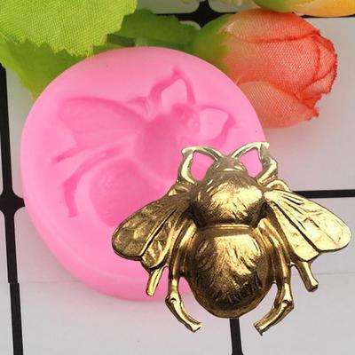 Lebensmittelechte Silikon-Bienen-Kuchenform, DIY-Ton, Sugarcraft, Fondant, Backform, Dekor