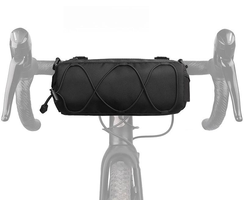 

Waterproof Bicycle Front Beam Bag Road Bike Mountain Bike Tube Bag Multifunctional Portable Cycling Storage Bag 23.5x11cm чорний
