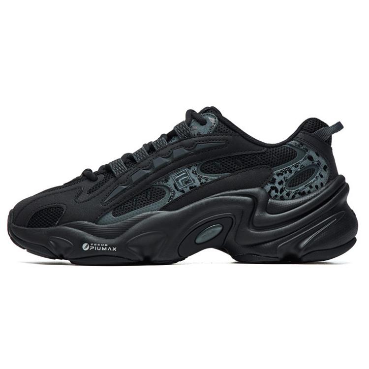 FILA Низкие Беговые Кроссовки Леопардовый Принт Для Женщин Черный/Зеленый F12W121105FBK
