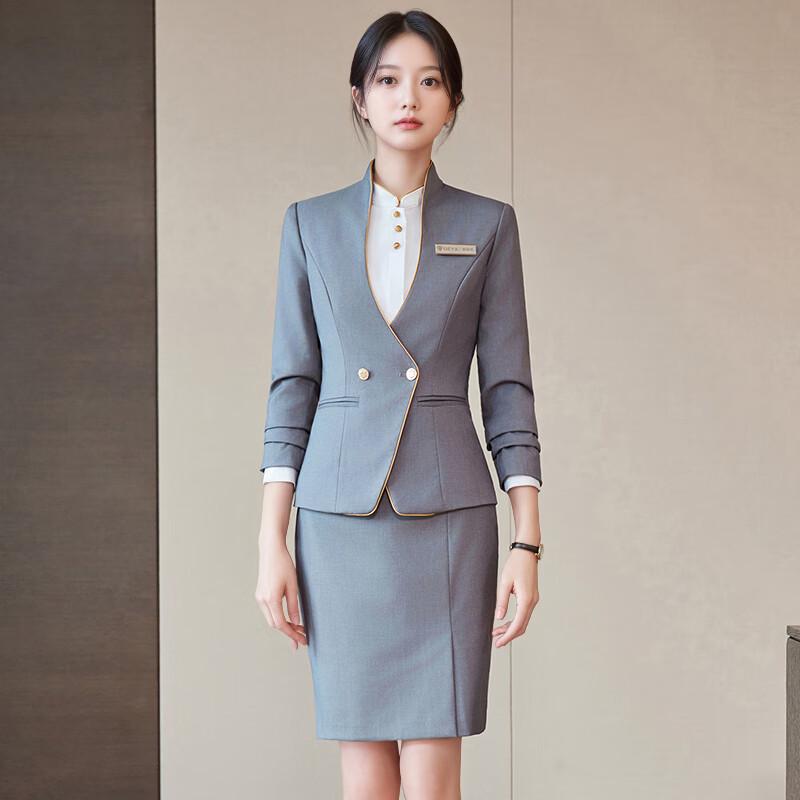 Women s New Chinese Style Professional Suit Set 3XL