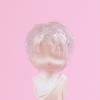 OB11 Transparent Parts Head Shell replacement Korean style Plastic Hair Transparent Replacement Doll Hair Head Mold For Dolls
