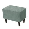 Coprisedia a Orecchie Elasticizzato Nordico con Motivo a Foglie Jacquard Copridivano con Copricuscino Seduta Copritavolino Lavabile Decorazioni per la Casa