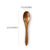 Natural Wood Spoon Japanese Style Wooden Tableware Coffee Tea Rice Spoon Kitchen Accessories