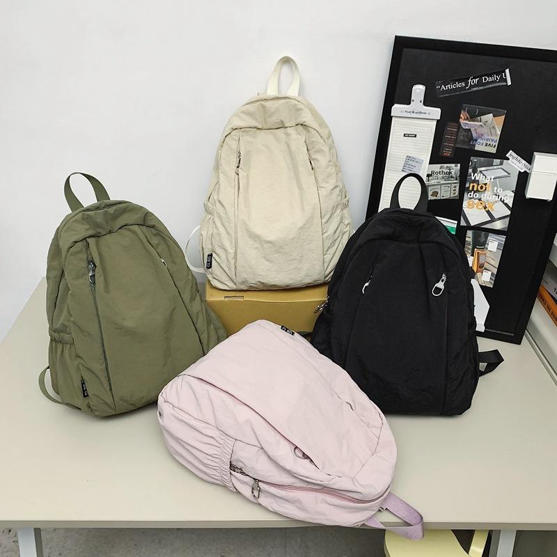 Schoolbag men's and women's school bags ins wind retro backpack Japanese Harajuku high school college students simple versatile backpack