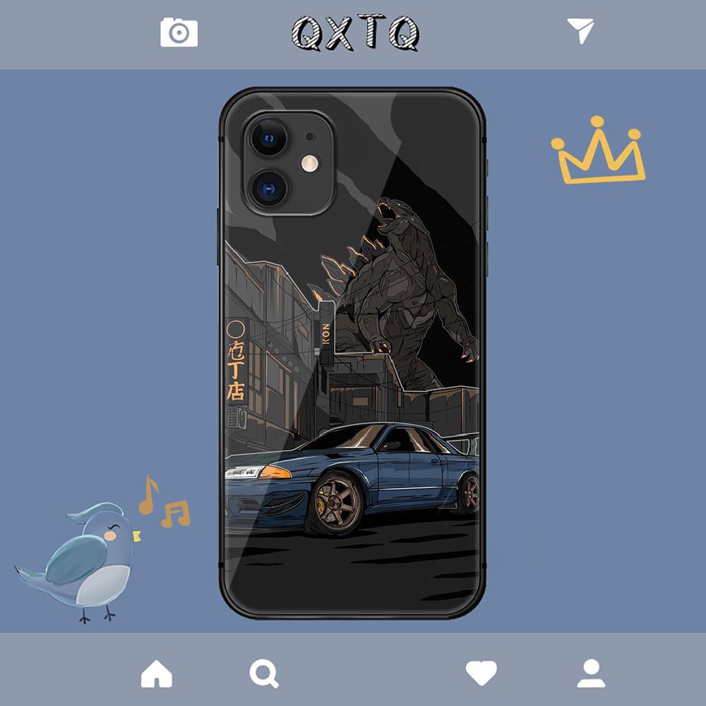 GTR Japan Fshion Sports Car Case For iPhone Samsung Galaxy Redmi Note S 17 16 15 14 13 20 24 25 54 Pro Max Ultra Fe Tempered Glass Cover