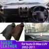 Car Dashmat Dashboard Cover Suede Leather Dash Mat Pad Sunshade for Isuzu D-Max LUV Colorado Rodeo KB LB Canyon RA RC 2002~2011