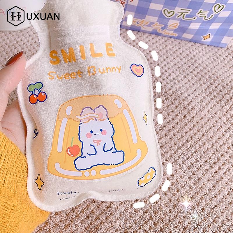 1Pc Lovely Cartoon Hand Po Warm Water Bottle Mini Hot Water Bottles Portable Hand Warmer Girls Pocket Hand Feet Hot Water Bags