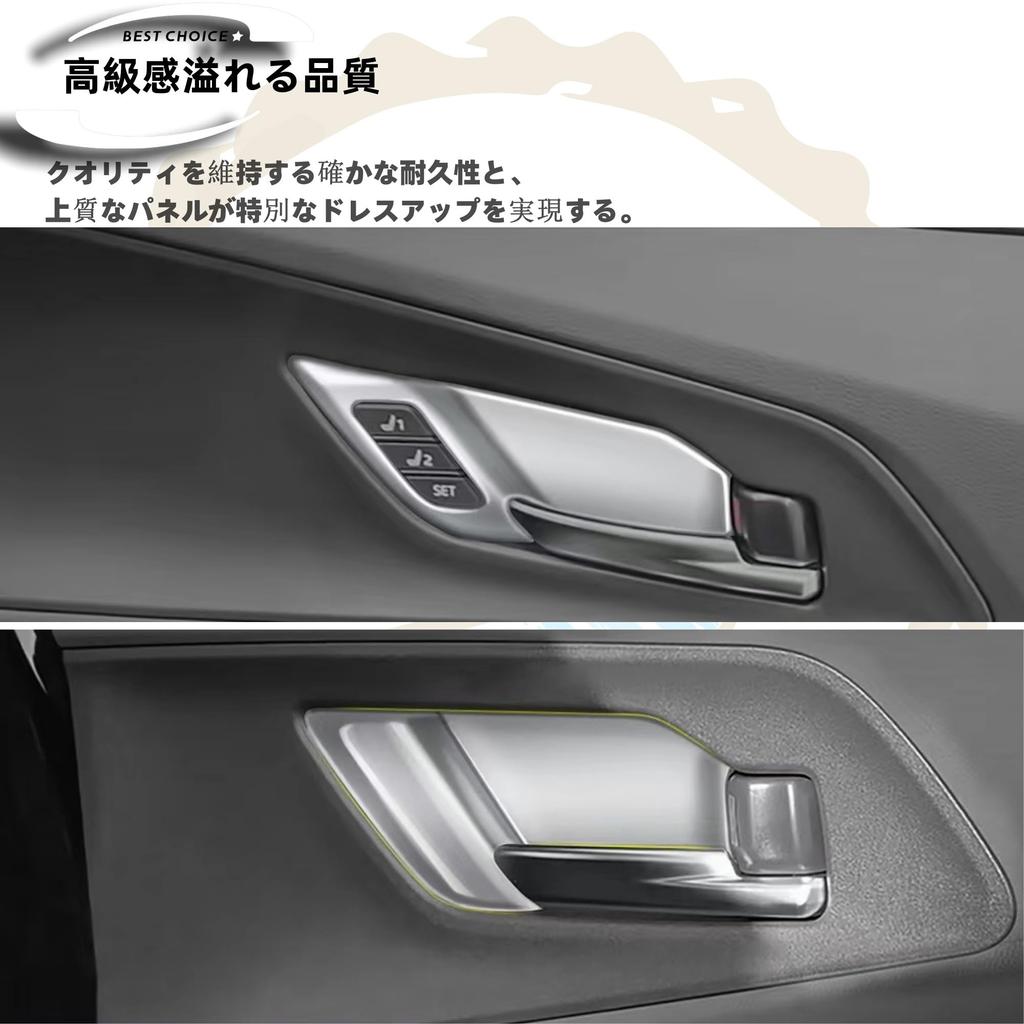 DodoxDIY Compatible New Prius 60 Series Accessories Door Handle Panel Cover Garnish ZVW60 ZVW65