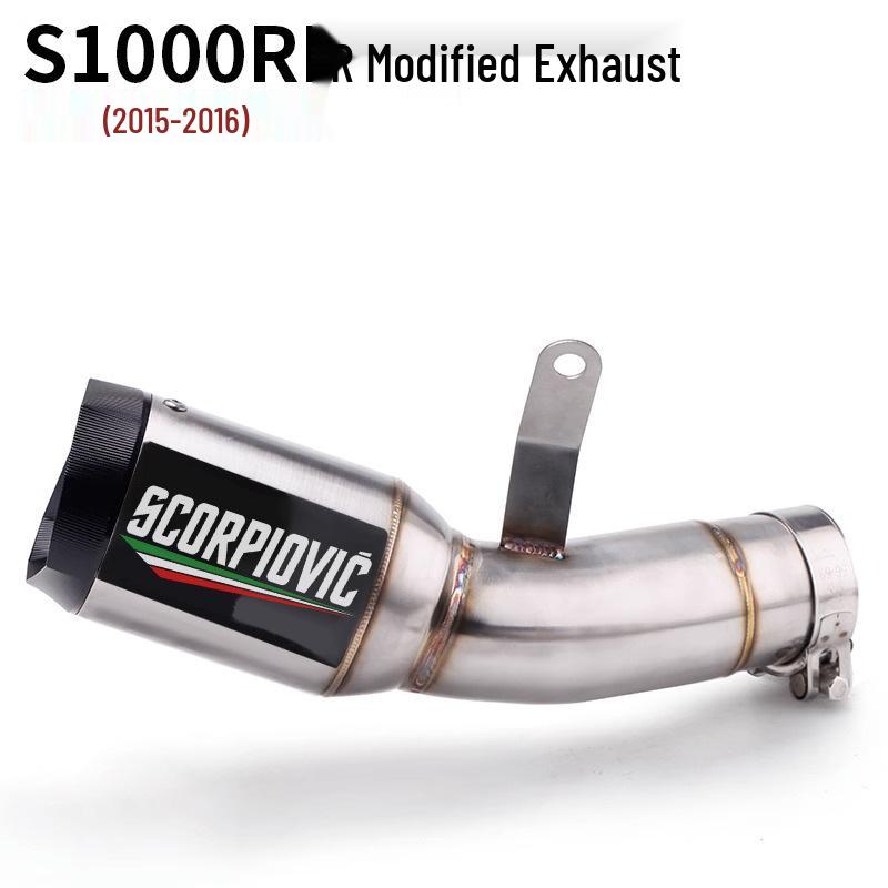 Stainless Steel Exhaust System for 2015-2016 S1000RR Locomotives - Integrated Mid and Tail Sections