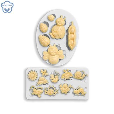 Moules en silicone 3D en forme d'abeille pour bonbons, chocolat, pâte à sucre, décoration de cupcakes, outils de décoration de gâteaux, moules à bijoux en argile polymère