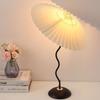 Danish Designer Vintage Retro Pleats Table Lamp Nordic Led Lights Bedside Desk Beside The Sofa Atmosphere Desk Lamp Room Decor
