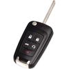 MechanMagic Remote Flip Key Fob Replacement Fits for Chevy Cruze Equinox Camaro Malibu Sonic Impala Buick Lacrosse Regal Verano Encore Allure GMC
