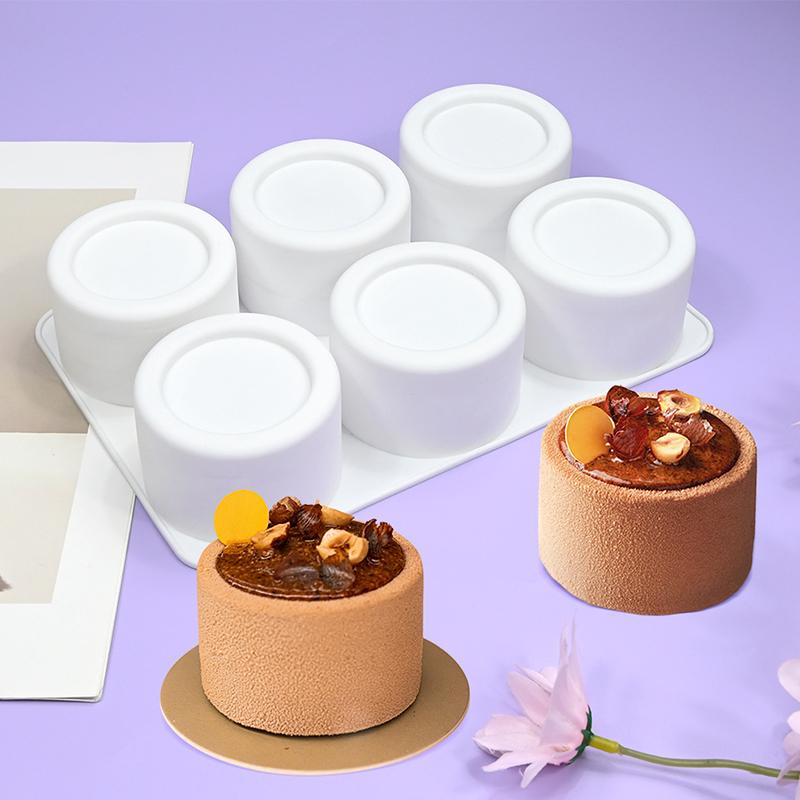 Food Grade Silicone Mousse Molds Round Square Heart-shaped Pentagram Shaped Cake Molds Reusable Baking Cake Molds Kitchen Tool