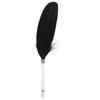 Stainless Steel Black Feather Dip Pen Vintage Fountain Pen for Business Office Birthday Gifts