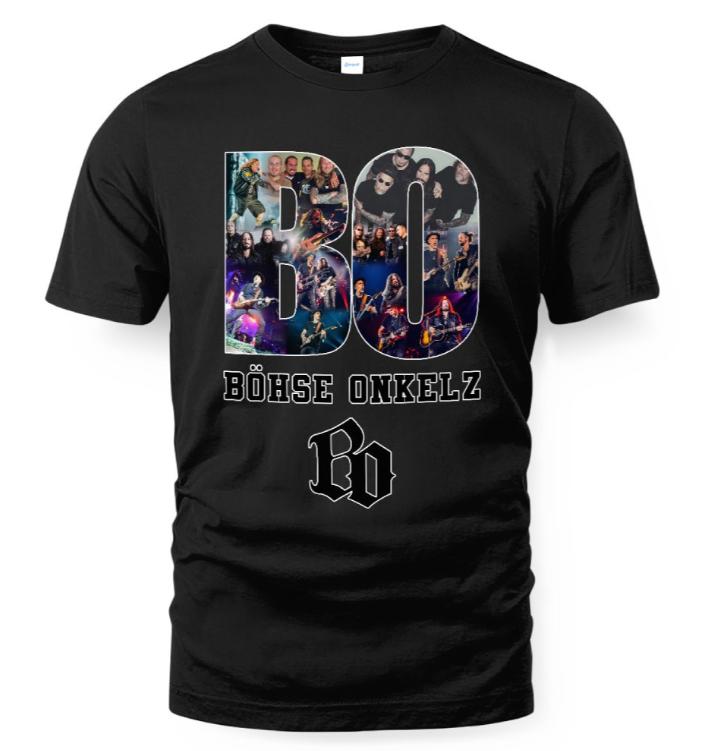 2026 Summer Hot Sale Bhse OnkelzSeitein Bhse Onkelz 46 Years Tour T Shirt Unisex Vintage Top Breathable Streetwear Casual Tee