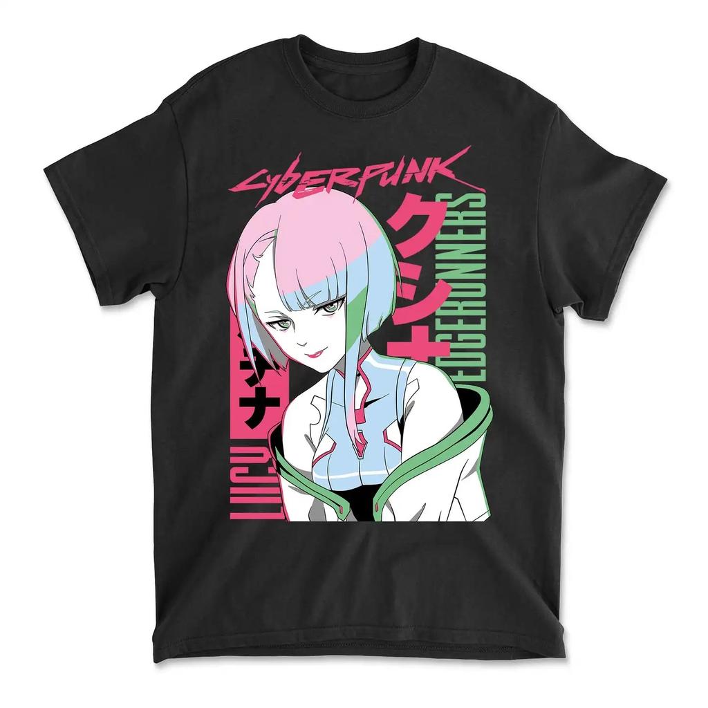 Cyberpunk Technologie Trendiges T-Shirt für Männer Modisches Reines Baumwolle Hohe Qualität Street T-Shirt Geschenk für Anime-Fans und Fans