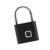 Fingerprint Padlock 0.5S Unlock Waterproof Hold 10 Fingerprints USB Interface Thumbprint Padlock with 3 Color Light for Luggage