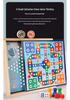 Multifunctional Chessboard Set: Flying Chess, Five-in-a-Row, Checkers, Children's Chinese Chess – Educational Toy for Primary Students
