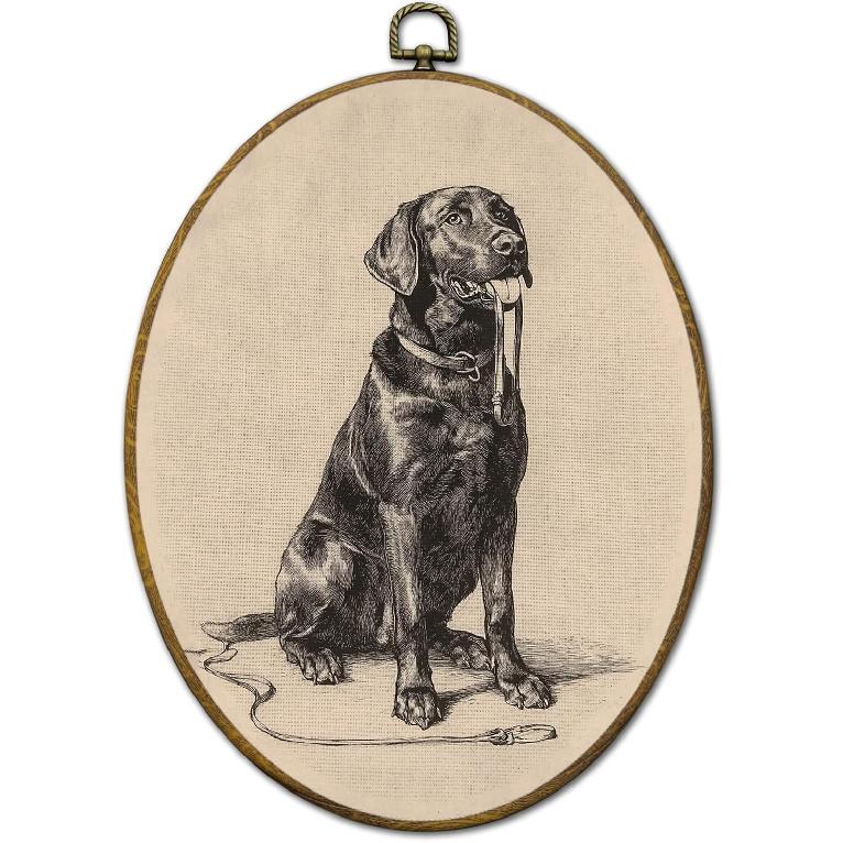 QZQE Vintage Western Cowboy Oval Wall Art Decor Framed, Rustic Country Cowboy Rodeo Oval Canvas Prints, Retro Western Horse Wall Hanging Decor for