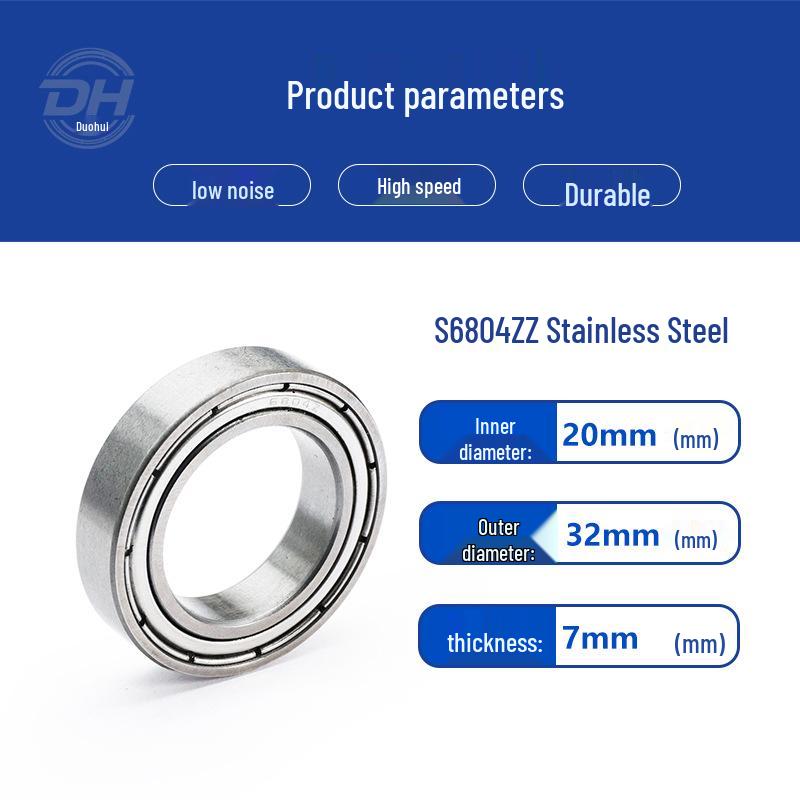 Precision Stainless Steel Ball Bearings: Deep Groove 6007, 6008, Miniature 6003