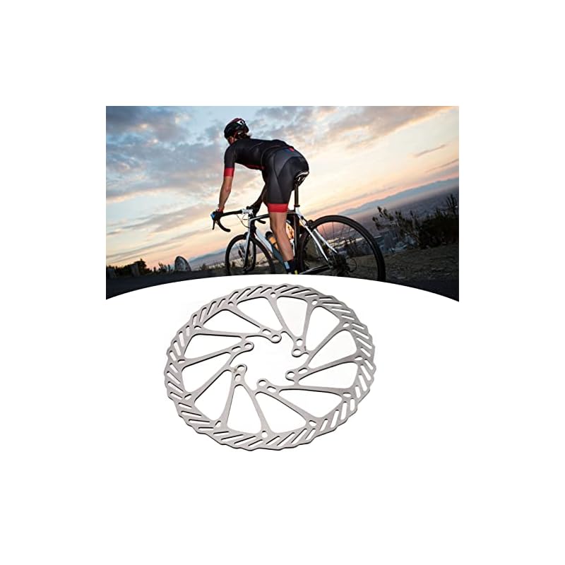 Bicycle Disc Brake Rotors (2pcs) for Road Bikes and Mountain Bikes. Lightweight, High-Speed Heat Dissipation Steel, High Hardness, 12 Bolts, Hollow