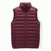 Men's Lightweight Winter Down Vest: Fashionable Stand-up Collar, Sleeveless, Warm Top