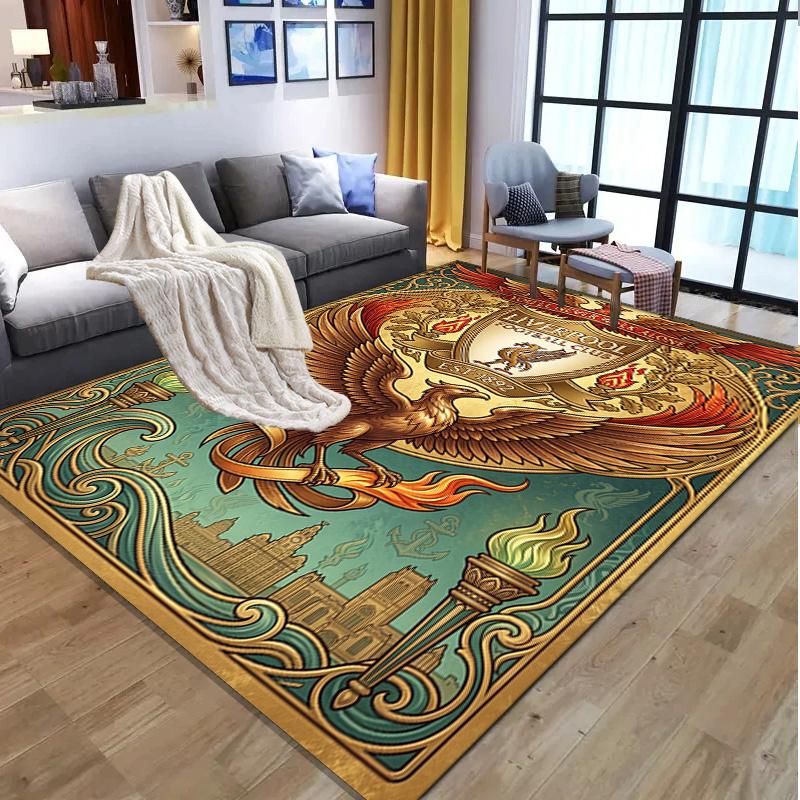 Liverpool Football Club Pattern Rug, Indoor/Outdoor Mat, for Picnic, Gameroom, Bedroom, Office, Living Room, Home Decor Carpet, Birthday Gift