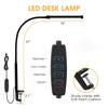 3-Colors 10 Brightness Adjustable Desk Lamp Eye Protection LED Home Office Clip-On Table Light Special Bedside Reading Lamp