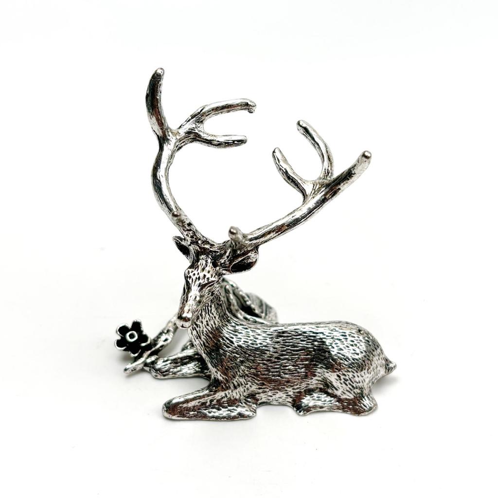 Crystal Ball Craft Base, Egg Carving Holder, Metal Stag Retro Display