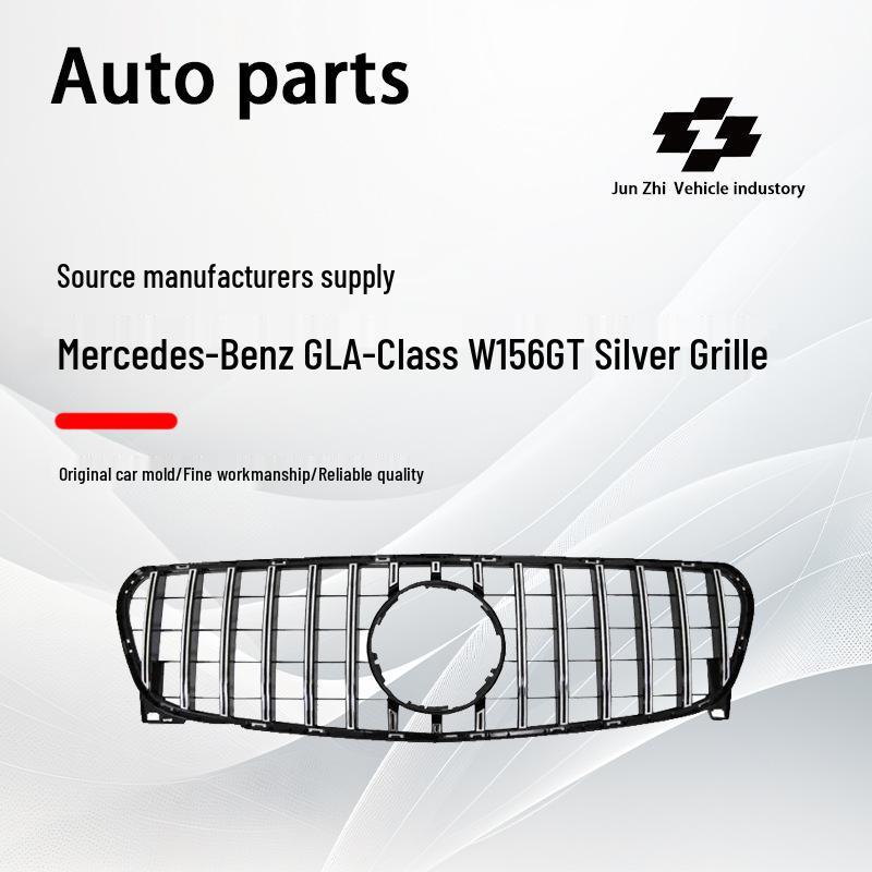 Silver Replacement Grille for 2014-2016 Mercedes-Benz GLA-Class W156 GT