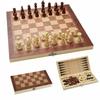 Juego de ajedrez de madera plegable grande 3 en 1, juego de mesa, damas, juego de damas de backgammon