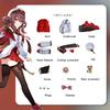 Genshin Impact Lantern Rite Hu Tao Cosplay Costume Cherries Snow Laden Hu Tao Women Costume Halloween Role Play Dress