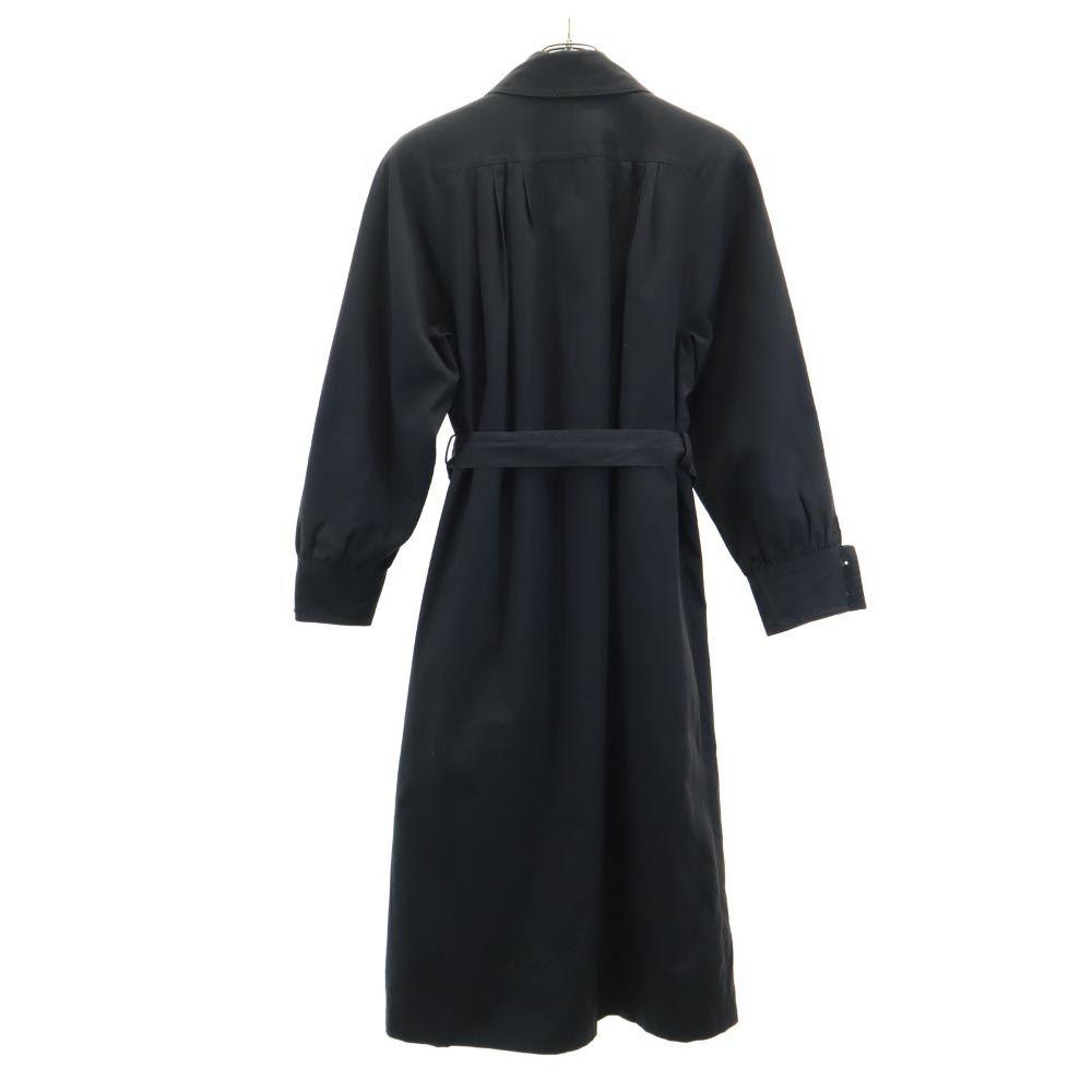 Vintage 80s Long Sleeve Coat Black Series Women Used