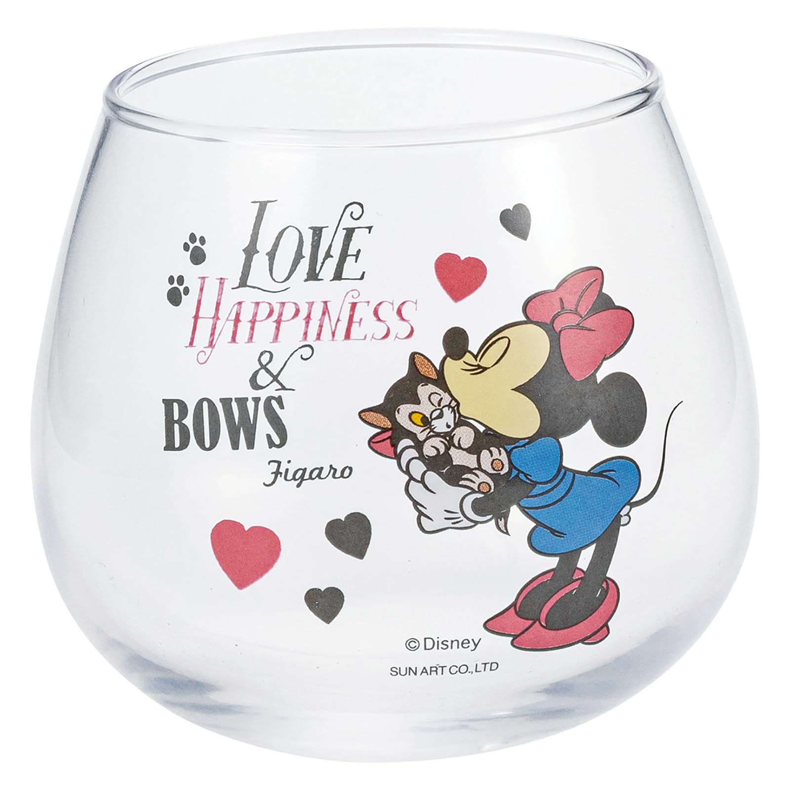 

Sun Art Disney Minnie Mouse Figaro Swaying Tumbler Pinocchio & Glass, Approx. 290ml, Merchandise, Tableware, SAN4073-1