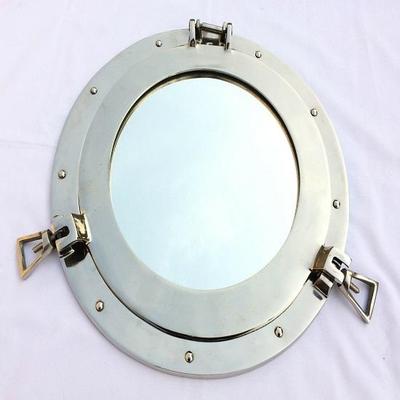 Ventanas de aluminio para barco, espejo de ojo de buey, decoración de pared para barco marítimo náutico