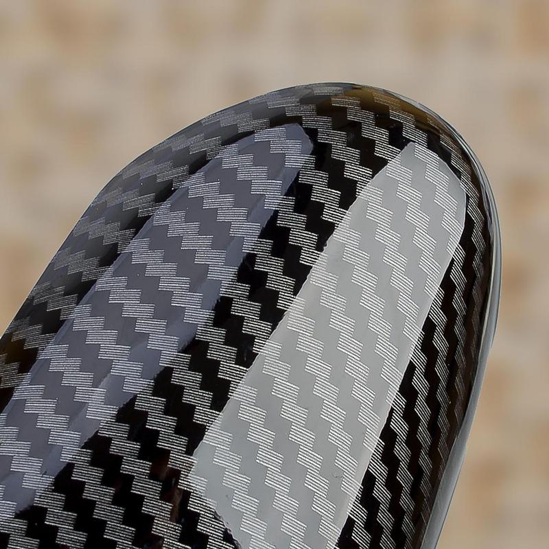 Накладка на ручку переключения передач автомобиля, подходит для Hyundai Genesis G70, стиль черного карбона, АБС-пластик